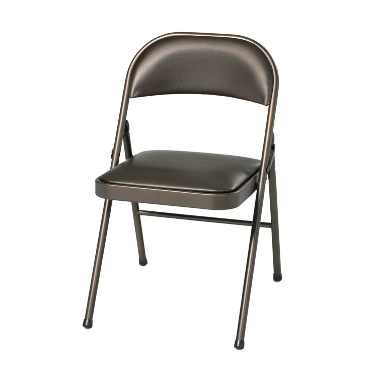 Meco Deluxe Vinyl Padded Folding Chair & Reviews Wayfair
